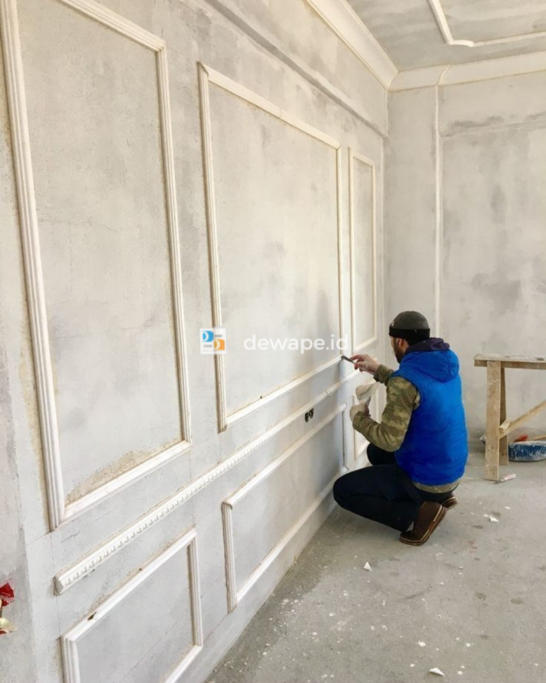 Pemasangan Wall Moulding